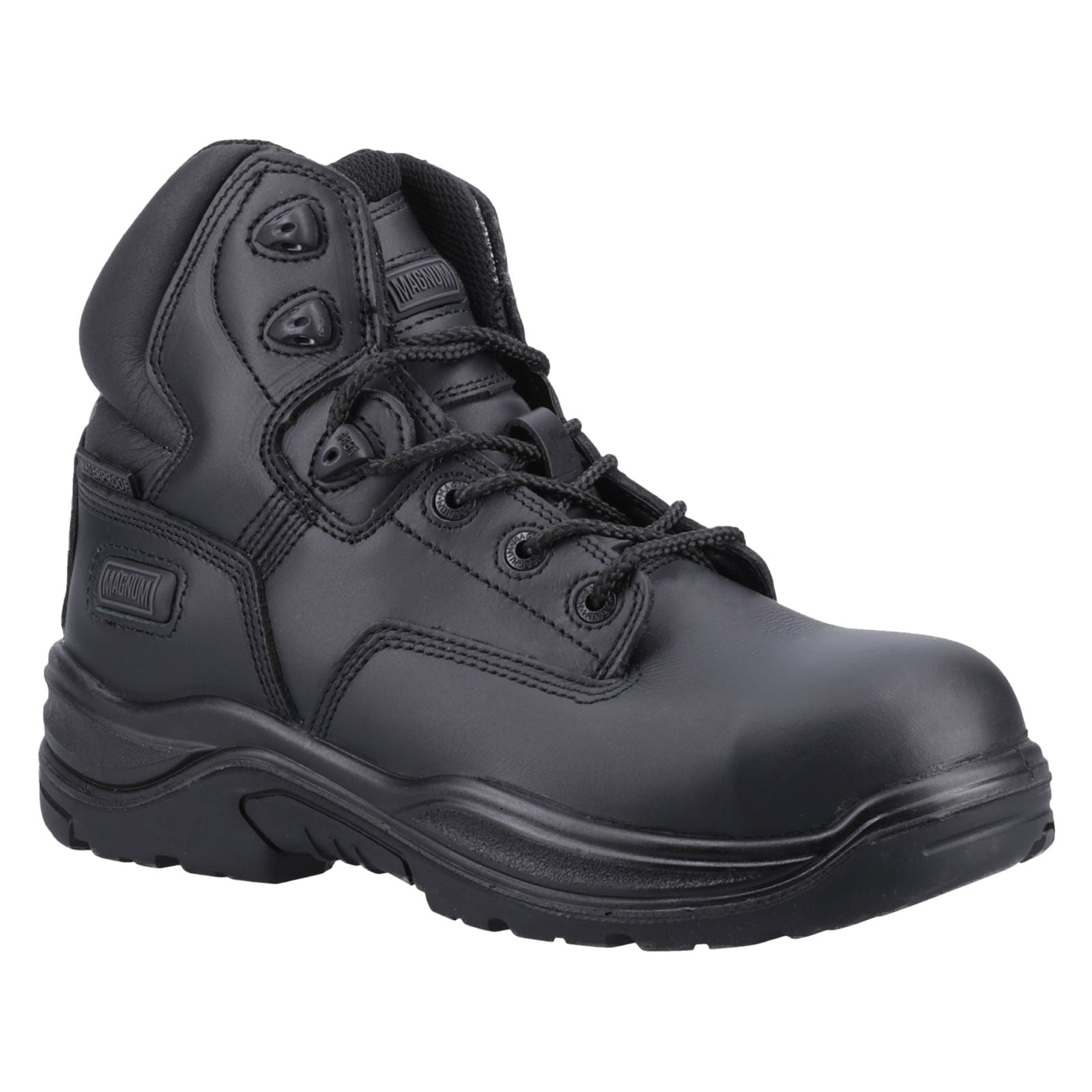 Magnum Responder Side-Zip CT CP WP Uniform Safety Boot in Black