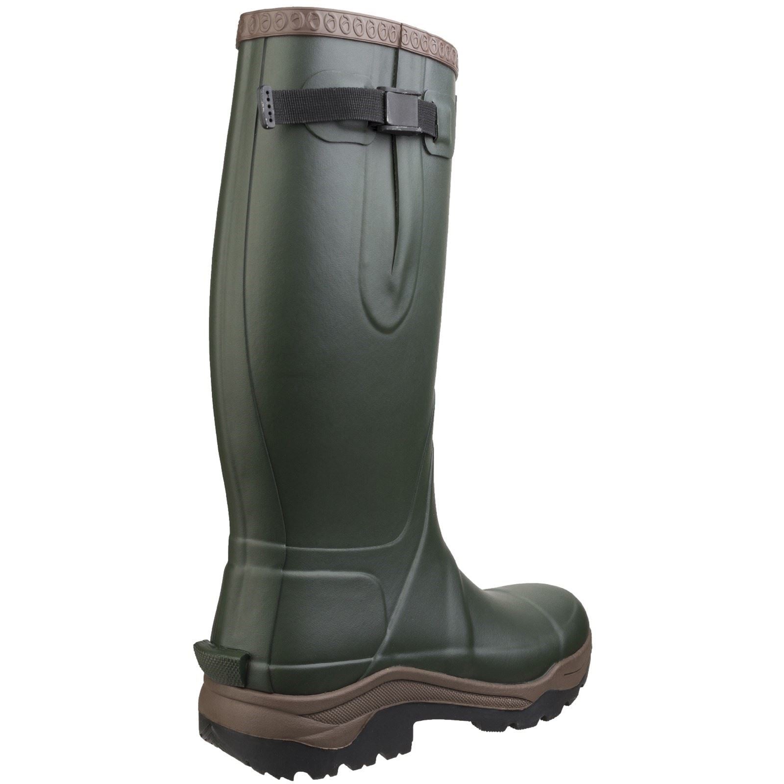 Cotswold Compass Synthetic Rubber Wellington in Green