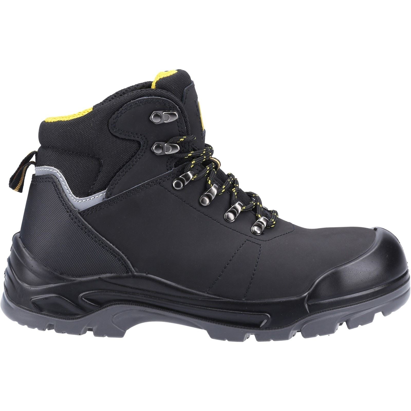 Amblers Safety AS252 Lightweight Water Resistant Leather Safety Boot in Black
