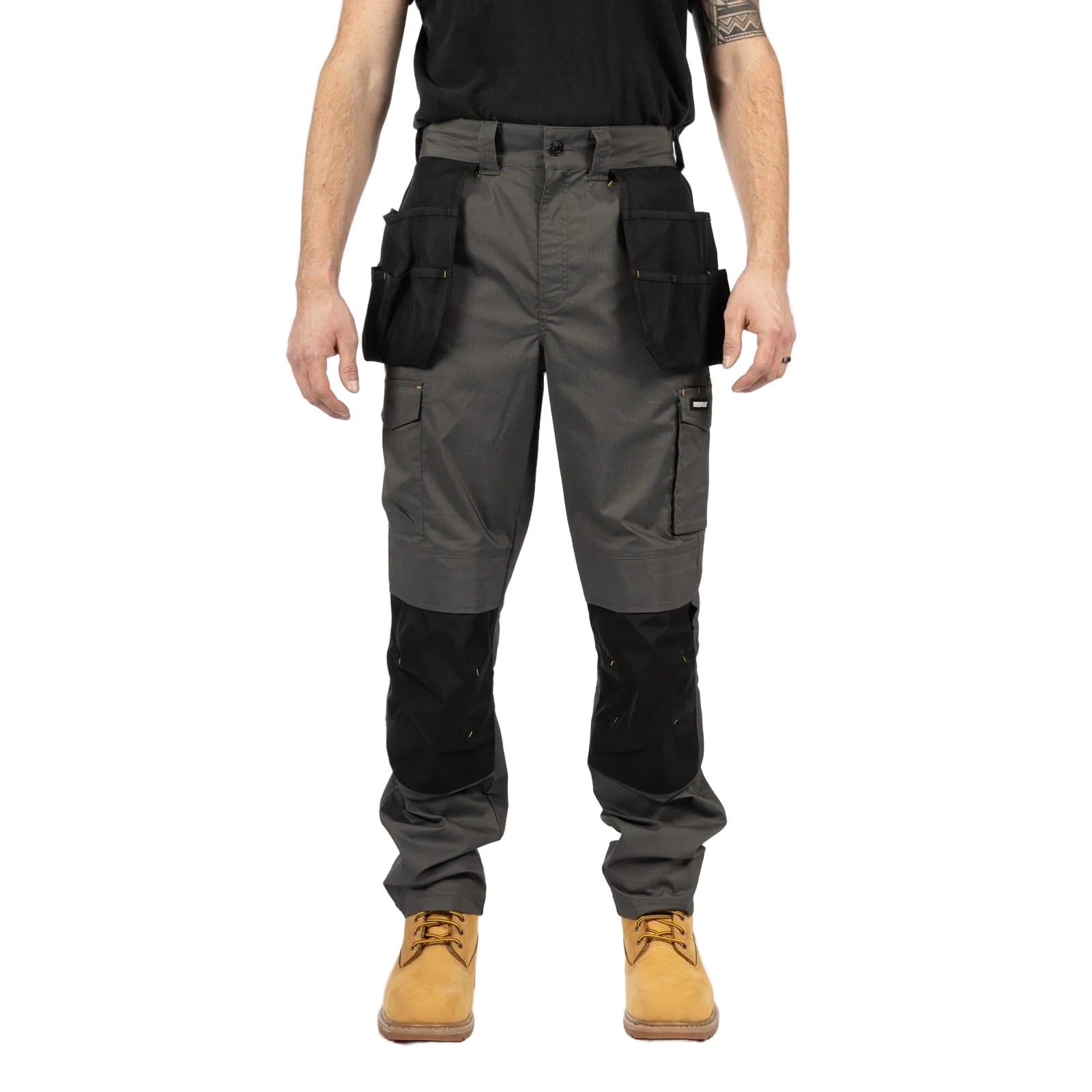 Caterpillar Nexus Holster Stretch Pocket Cotton Men's Grey Outdoor Trousers