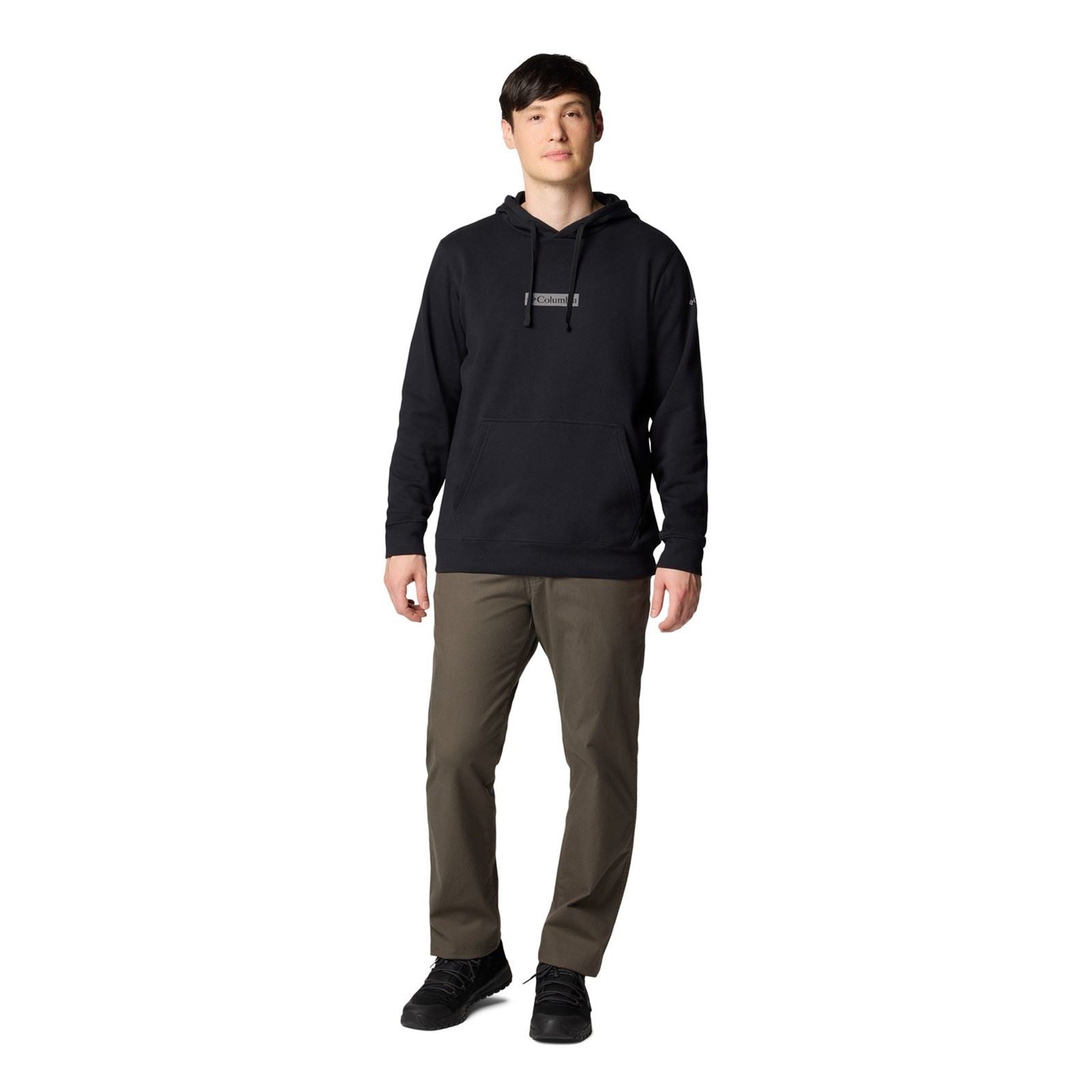 Columbia Columbia Trek Cotton Men's Black Hooded Sweatshirt