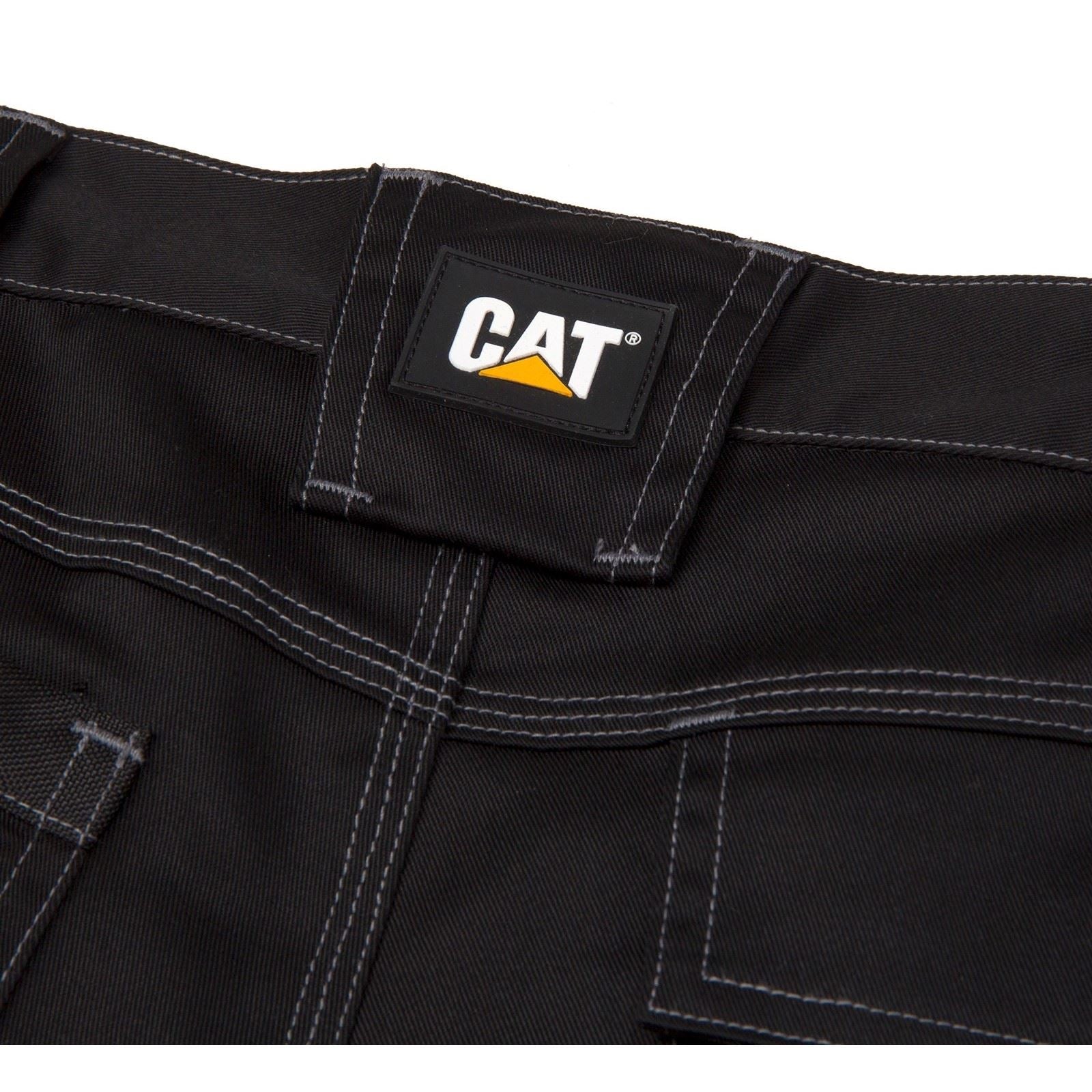 Caterpillar Essential Knee Pocket Stretch Holster Polyester Men's Black Outdoor Trousers