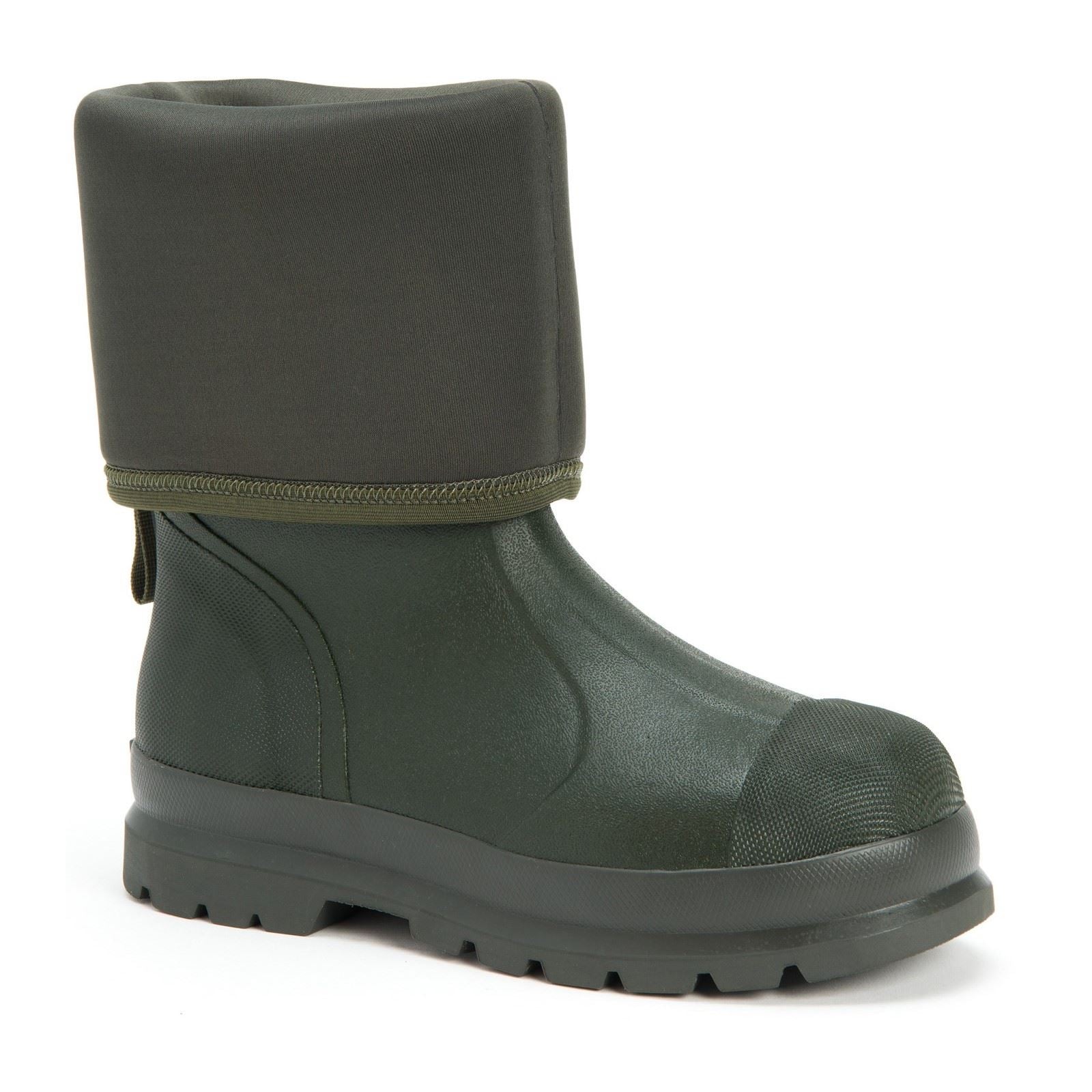 Muck Boots Chore Classic Hi Patterned Wellington in Moss