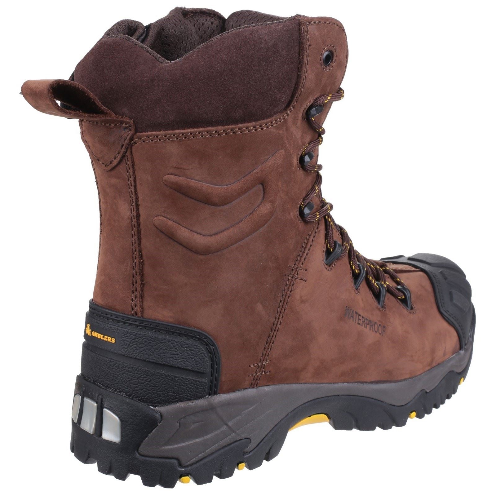 Amblers Safety Men's AS995 Pillar Hi-leg Safety Boot in Brown