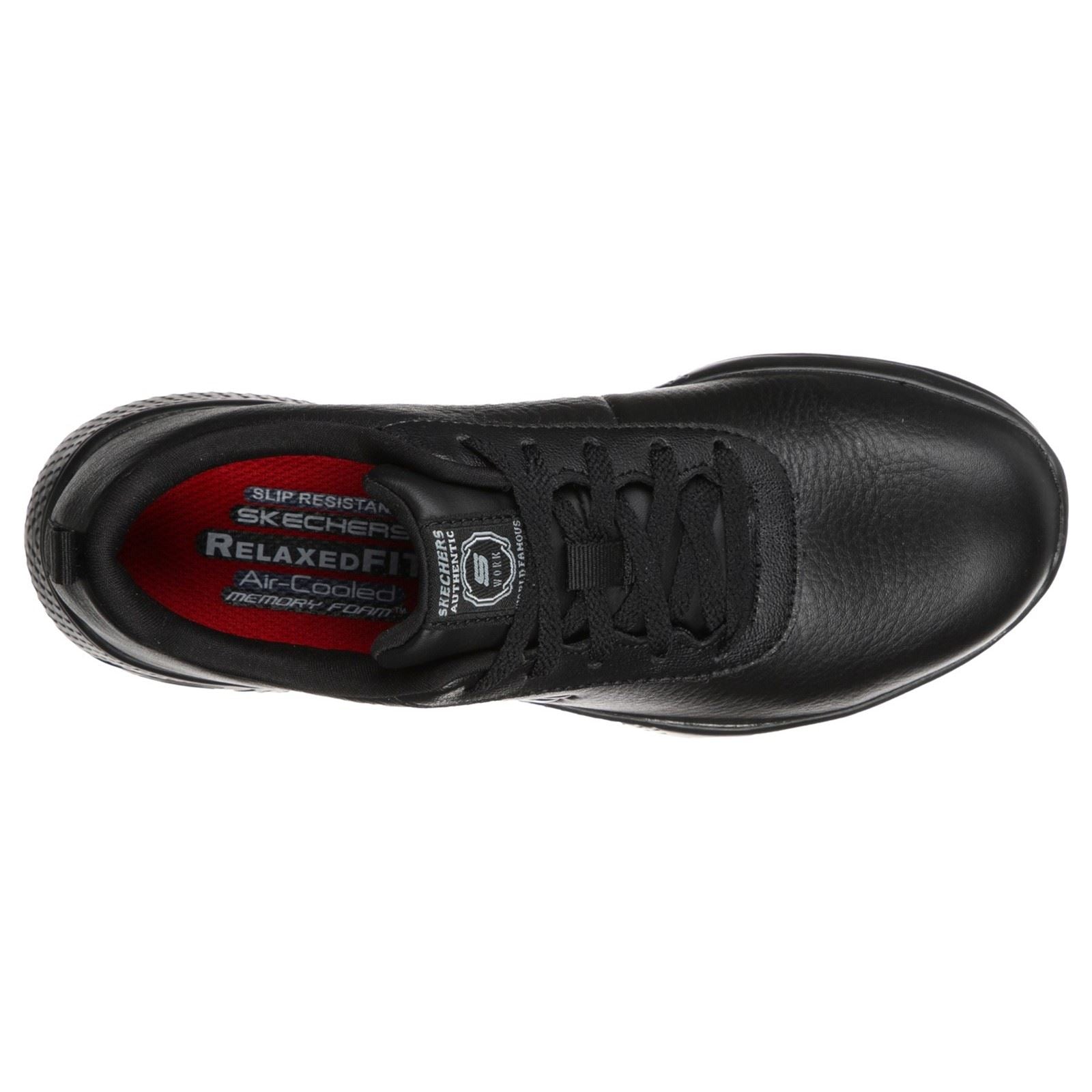 Skechers Workwear Marsing Gmina Leather Women's Black Safety Trainers