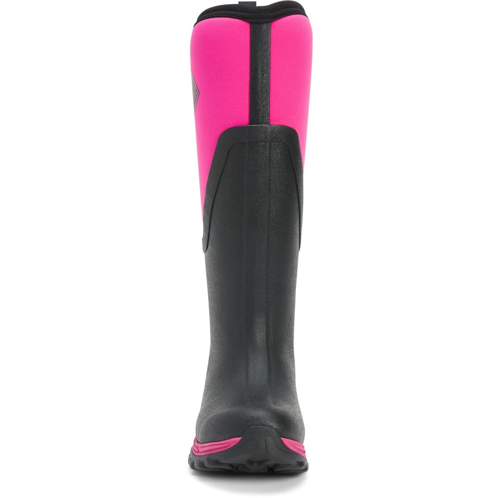 Muck Boots Women's MB Arctic Sport II Tall Wellingtons in Black/Pink