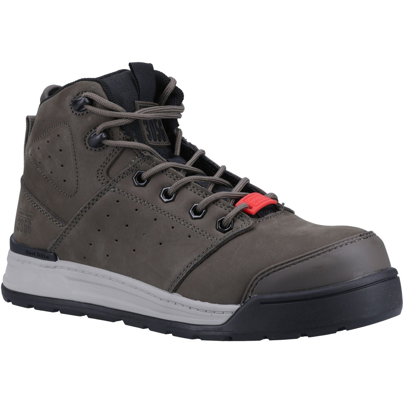Hard Yakka Men's 3056 Lace Zip Safety Boot in Cedar