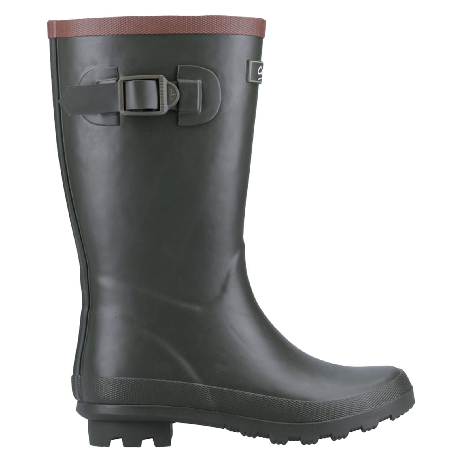 Cotswold Bowldown Rubber Junior Green Wellington Boots