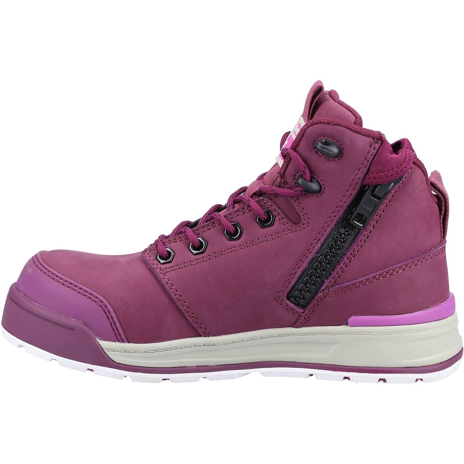 Hard Yakka Women's 3056 PR Side Zip Safety Boot in Shiraz