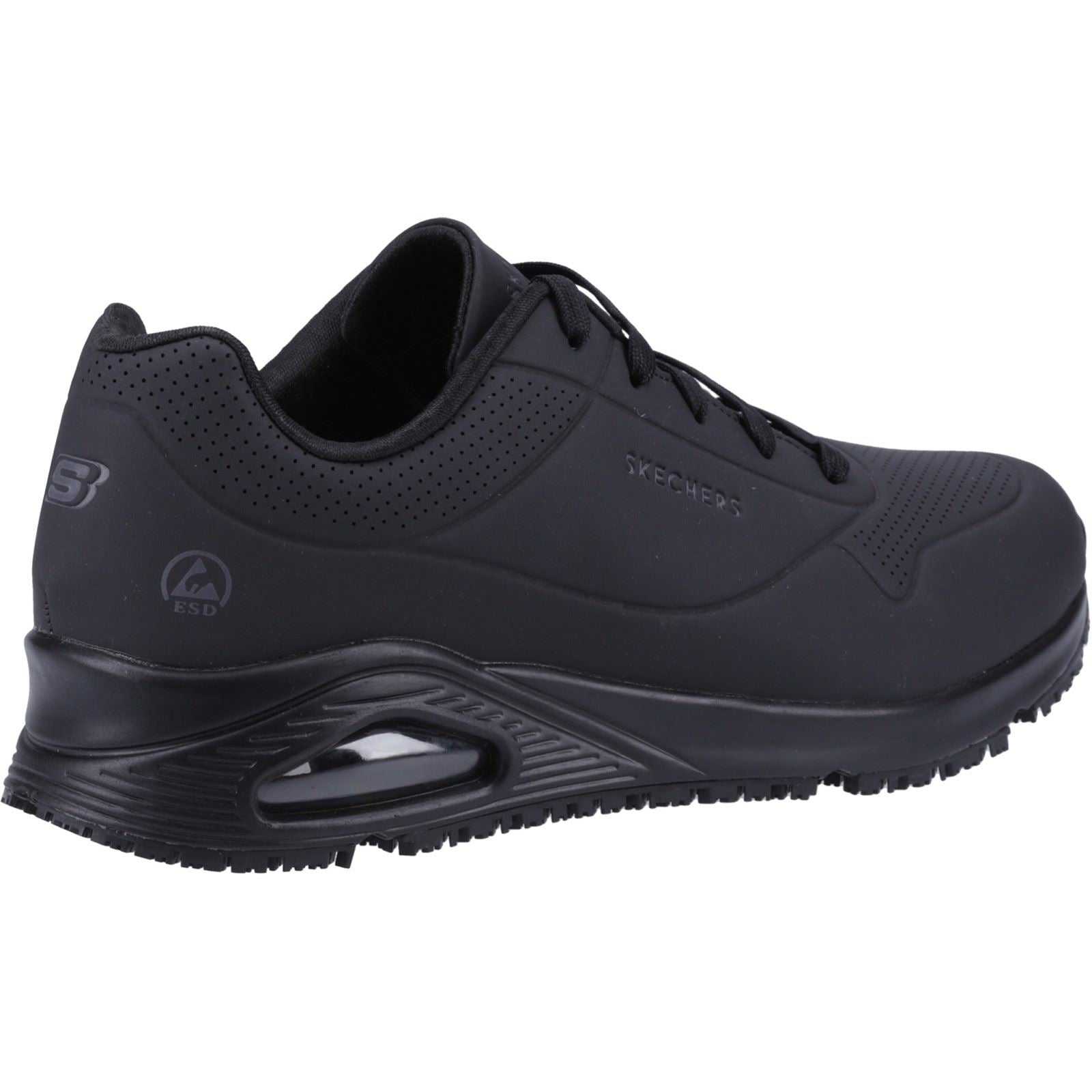 Skechers Workwear Work Relaxed Fit: Uno SR - Sutal Men's Black Safety Trainers