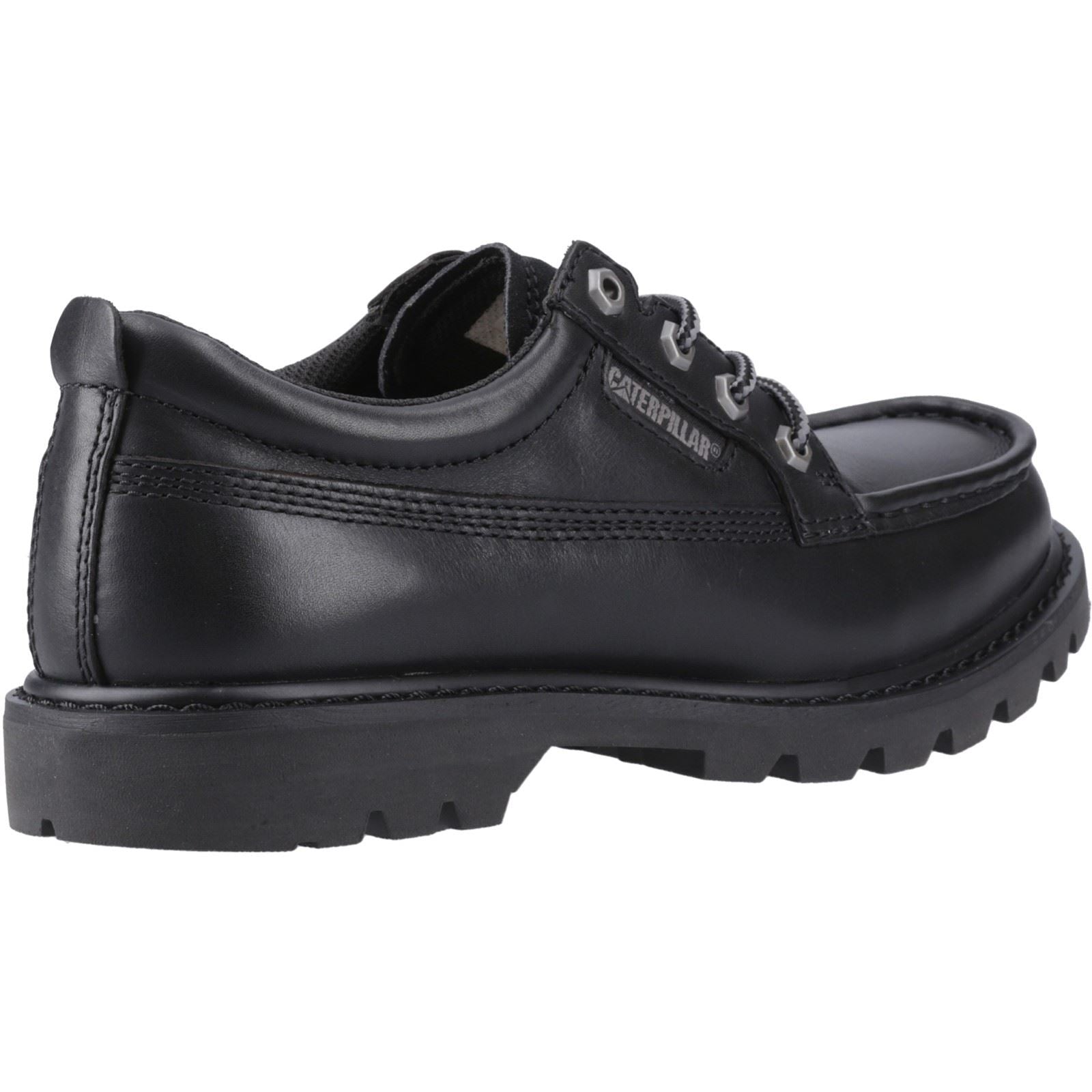 CAT Lifestyle Colorado Moc Toe Low Leather Men's Black Lace-Up Shoes