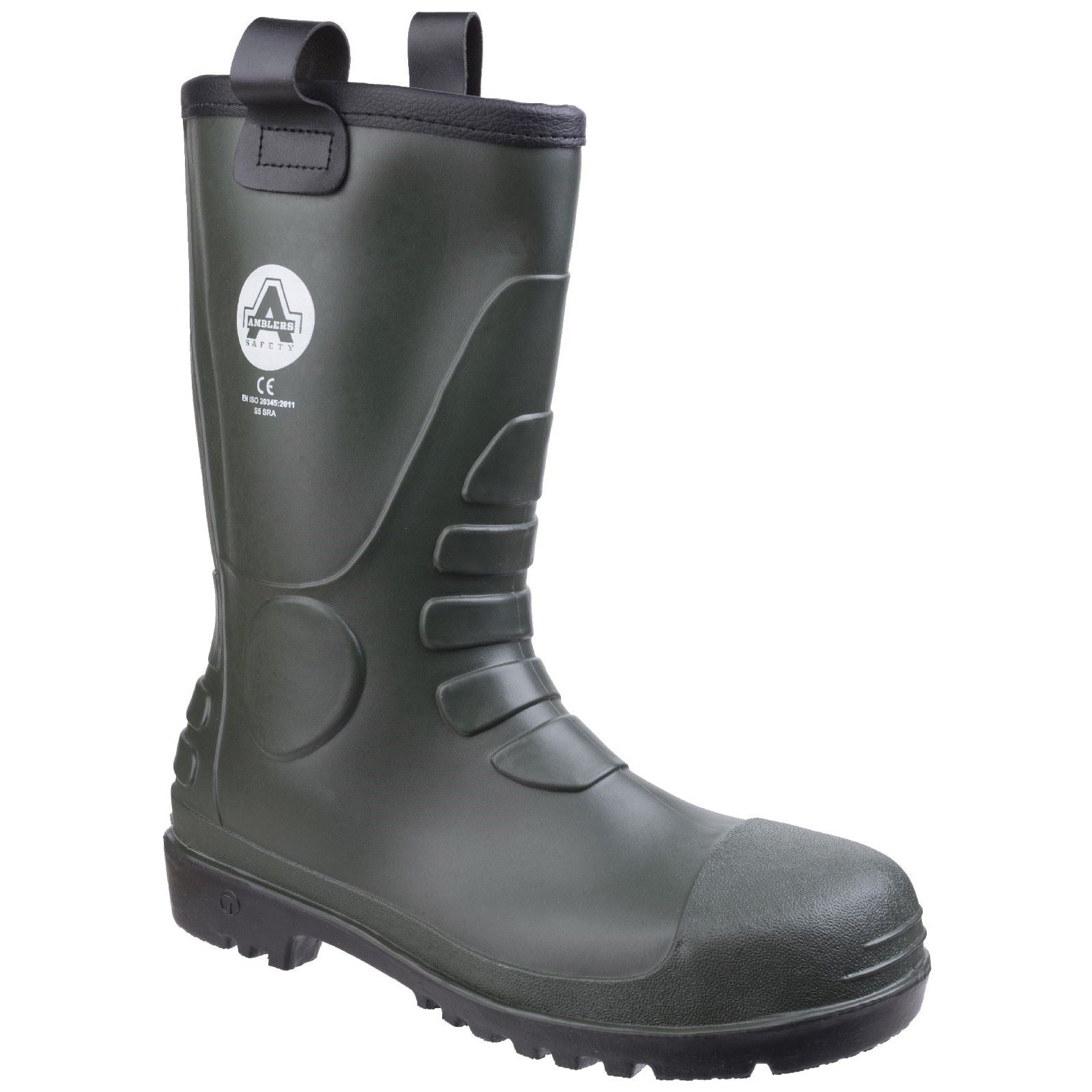 Amblers Safety FS97 PVC Rigger Safety Boot in Green
