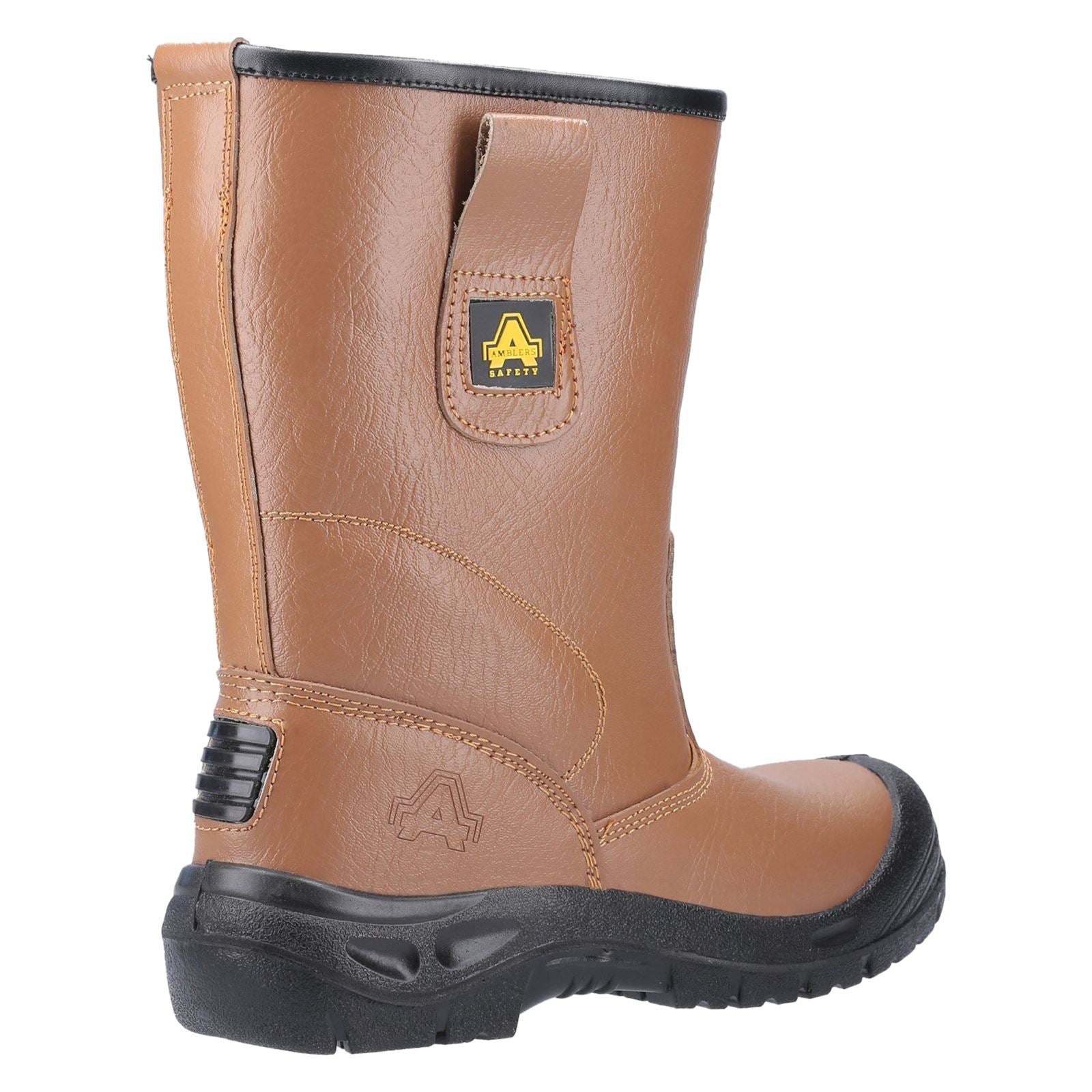 Amblers Safety FS142 Water Resistant Pull On Safety Rigger Boot in Tan