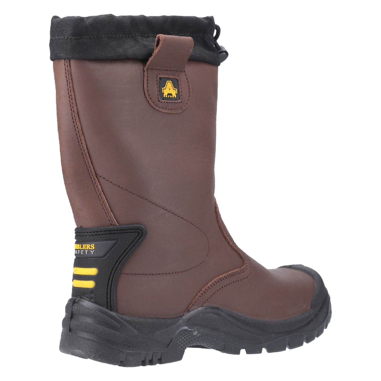 Amblers Safety FS245 Antistatic Pull On Safety Rigger Boot in Brown