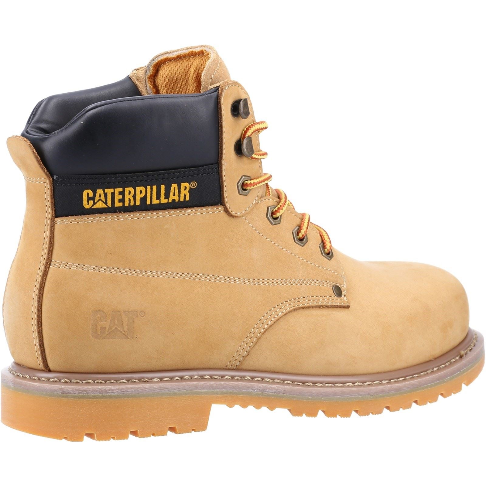 Caterpillar Men's Powerplant S3 GYW Safety Boot in Honey