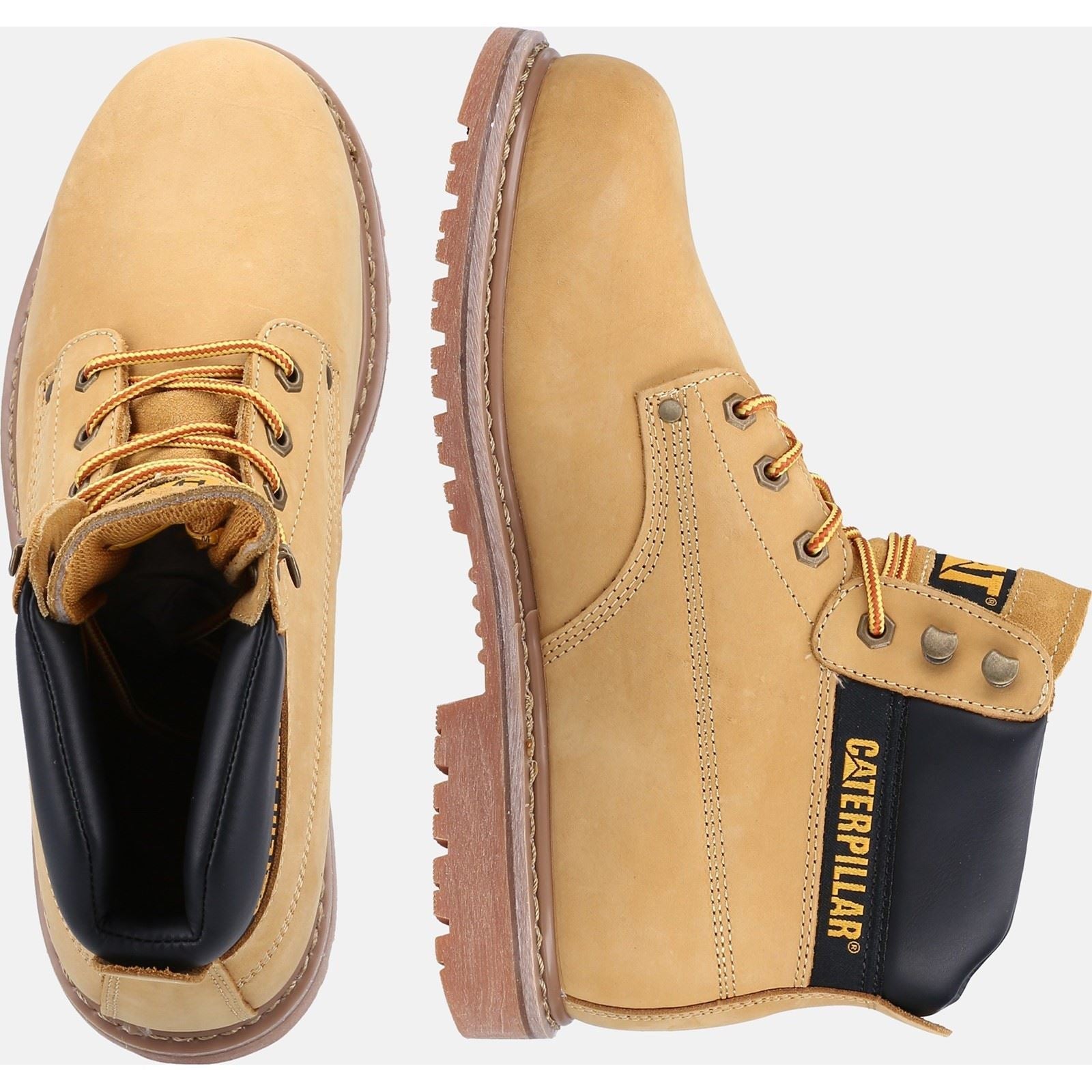Caterpillar Men's Powerplant S3 GYW Safety Boot in Honey