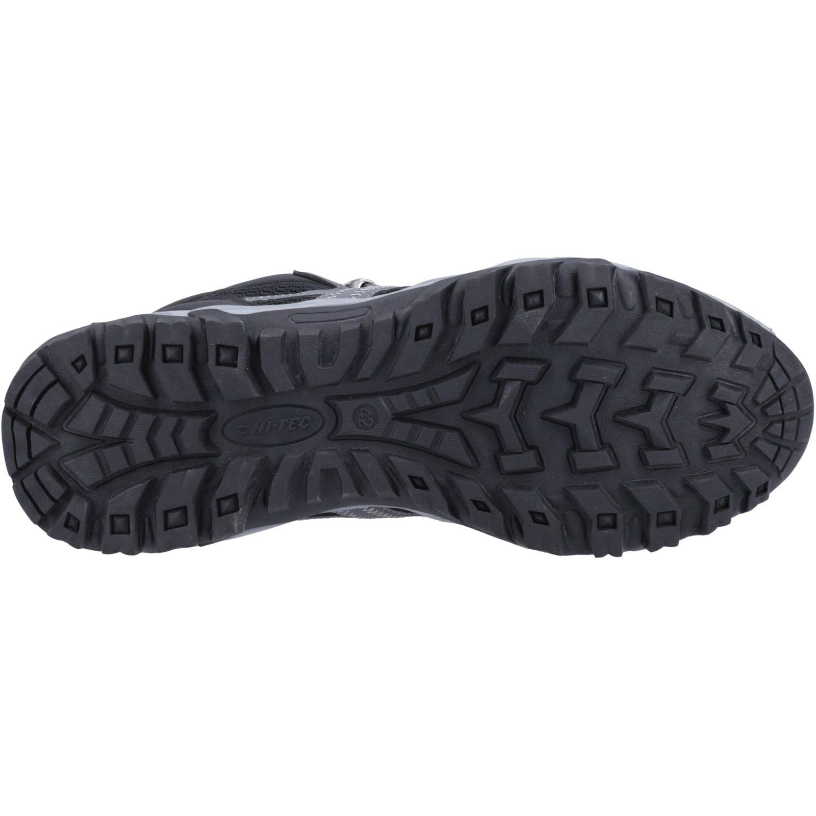 Hi-Tec Jaguar Mid Polyester Men's Graphite/Black/Citron Hiking Boots
