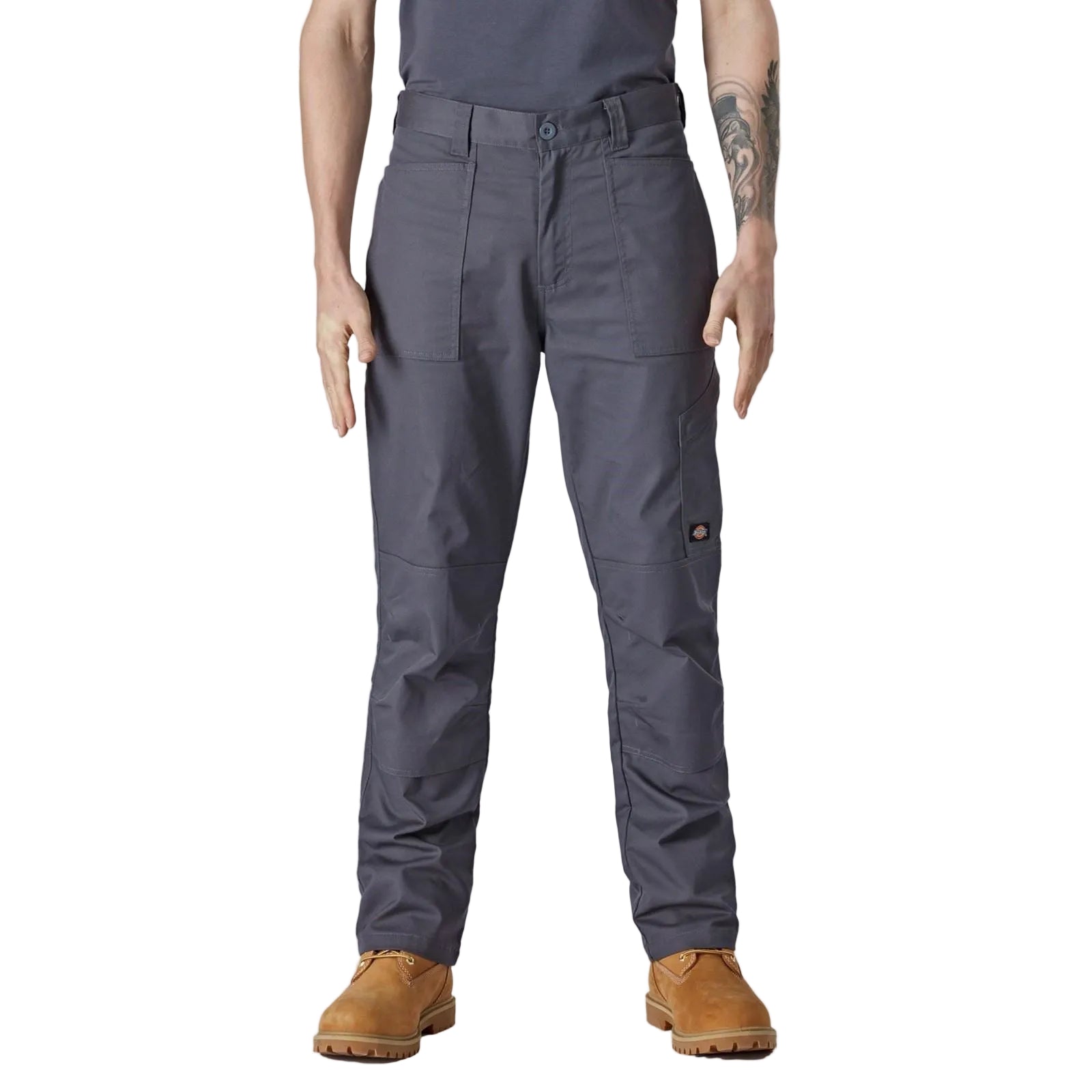 Dickies Action Flex Polyester Men's Grey Outdoor Trousers