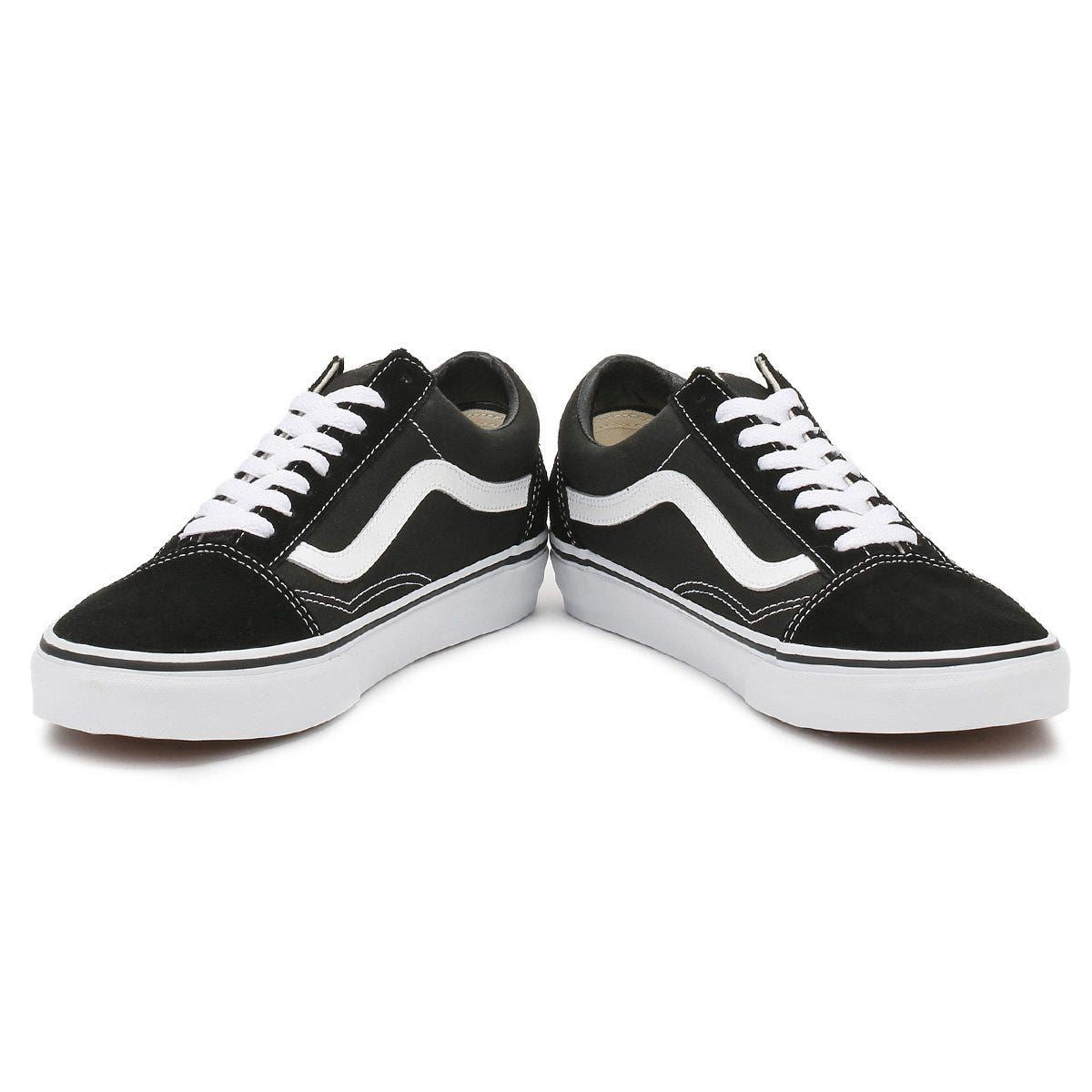 Vans Old Skool Black & White Canvas Unisex Trainers