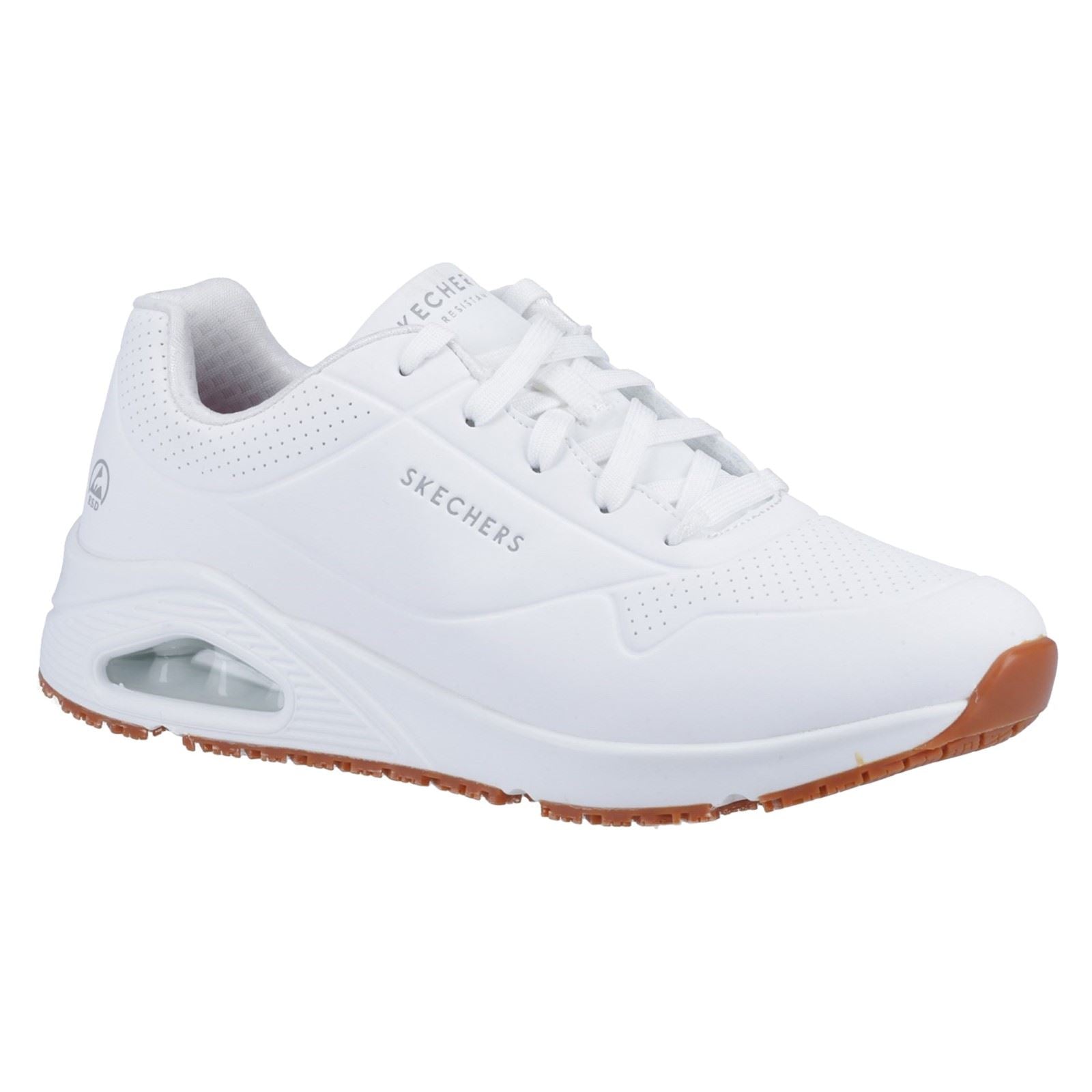 Skechers Workwear Work Relaxed Fit: Uno SR - Sutal Men's White Safety Trainers