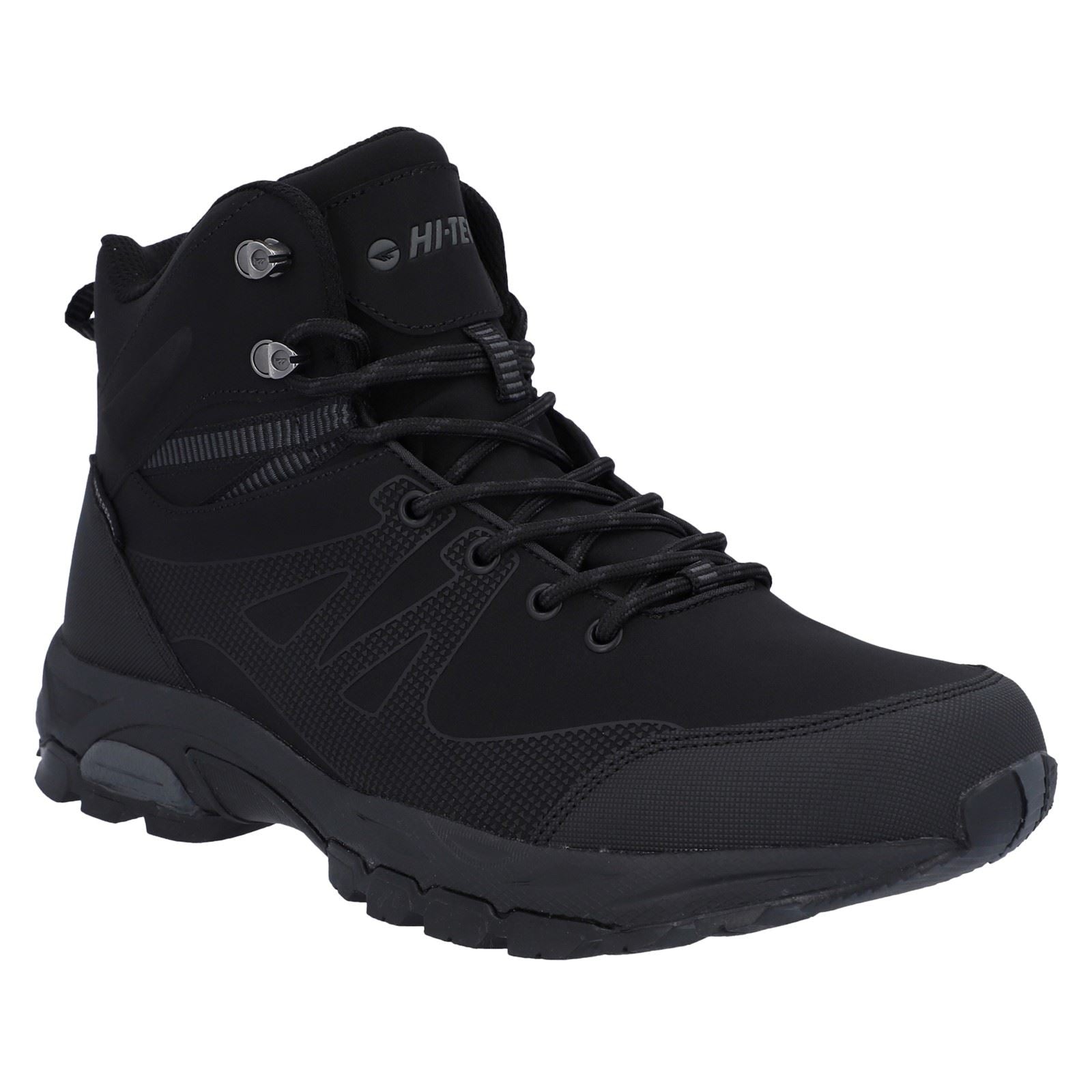 Hi-Tec Jackdaw Mid WP Polyester Men's Black/Carbon Grey Hiking Boots