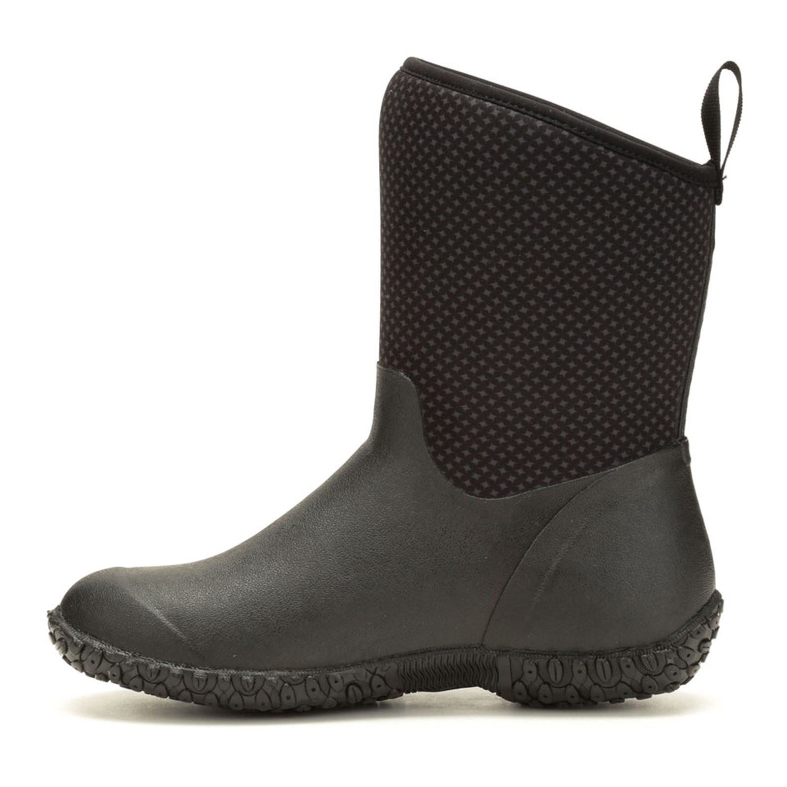 Muck Boots Women's RHS Muckster II Short Boots in Charcoal/Peony Roses