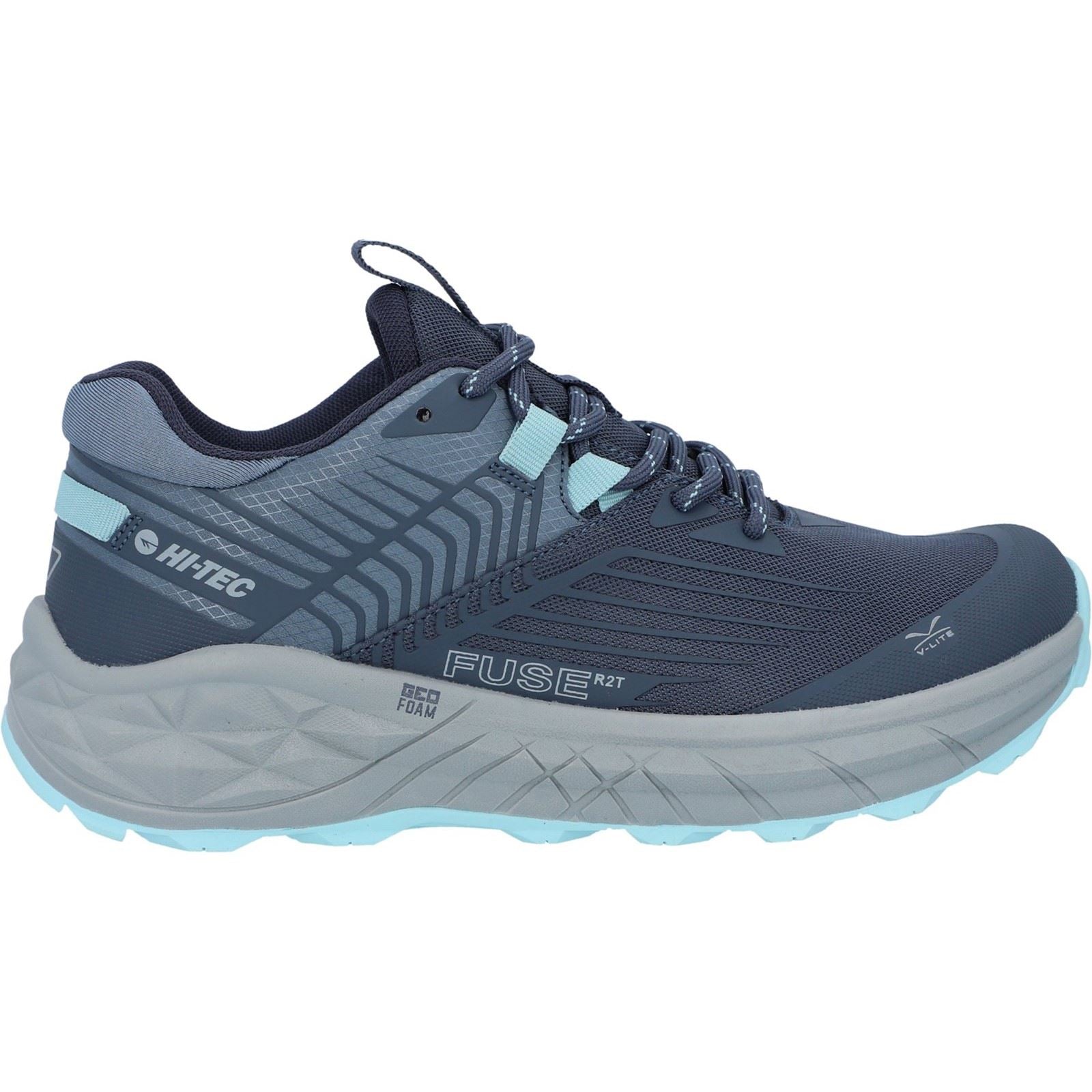 Hi-Tec Fuse Trail Low Polyester Mesh Women's Grisaille/Flintstone Trainers
